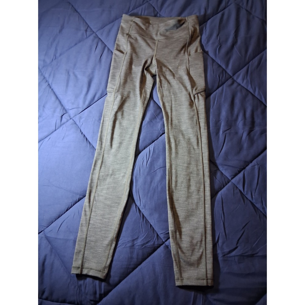 Lululemon Speed Up Tight 28 Heathered Black Gray Running Leggings Size 4
